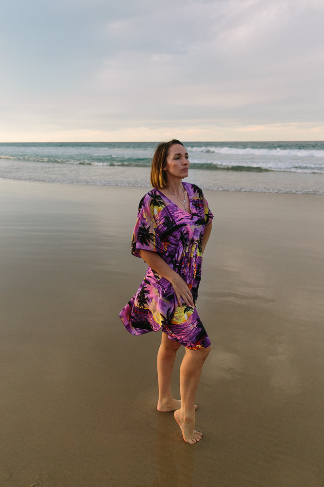 Sunset Purple Kaftan