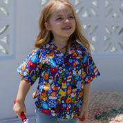 Celebrations Blue Christmas Kids Shirt