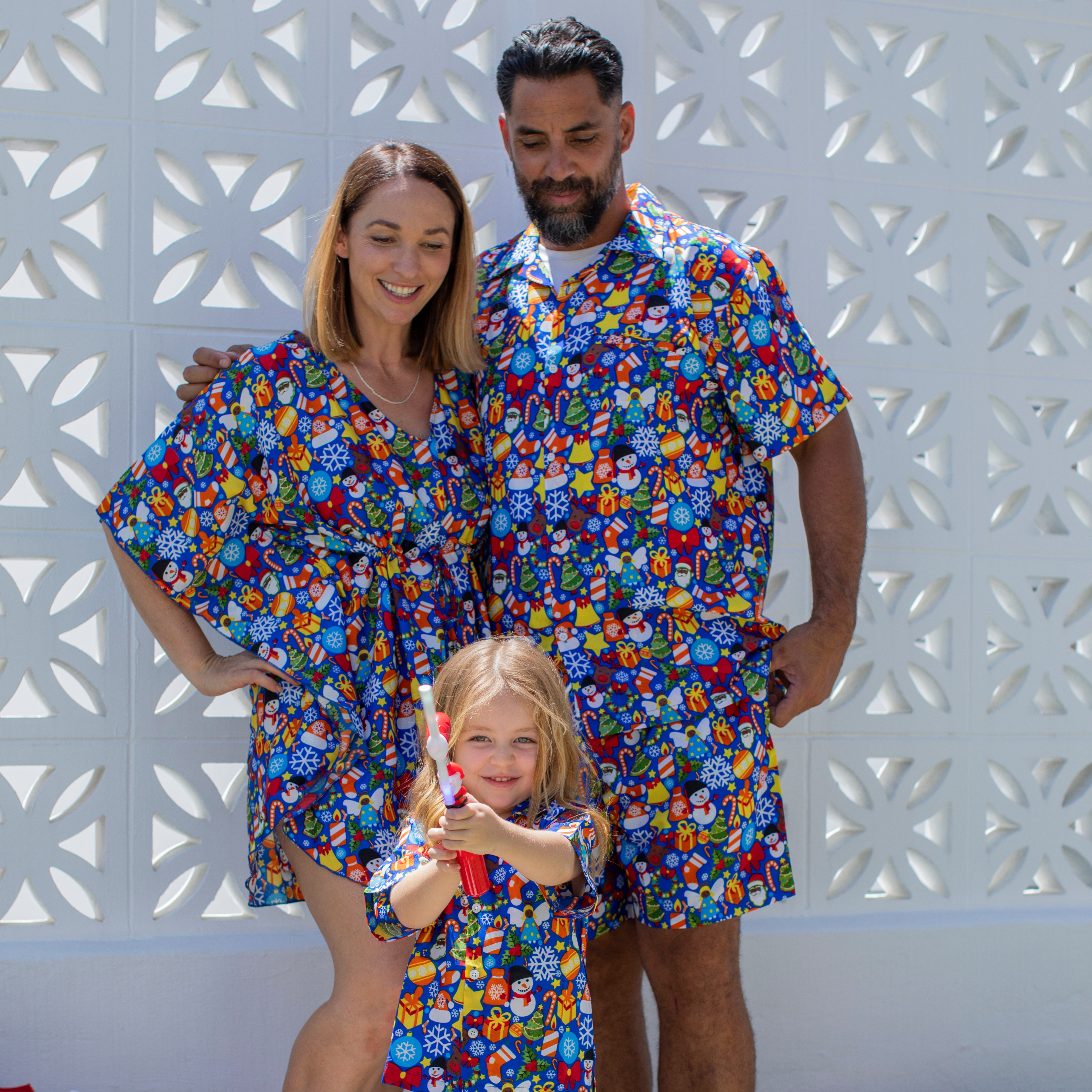 Celebrations Blue Christmas Kids Shirt