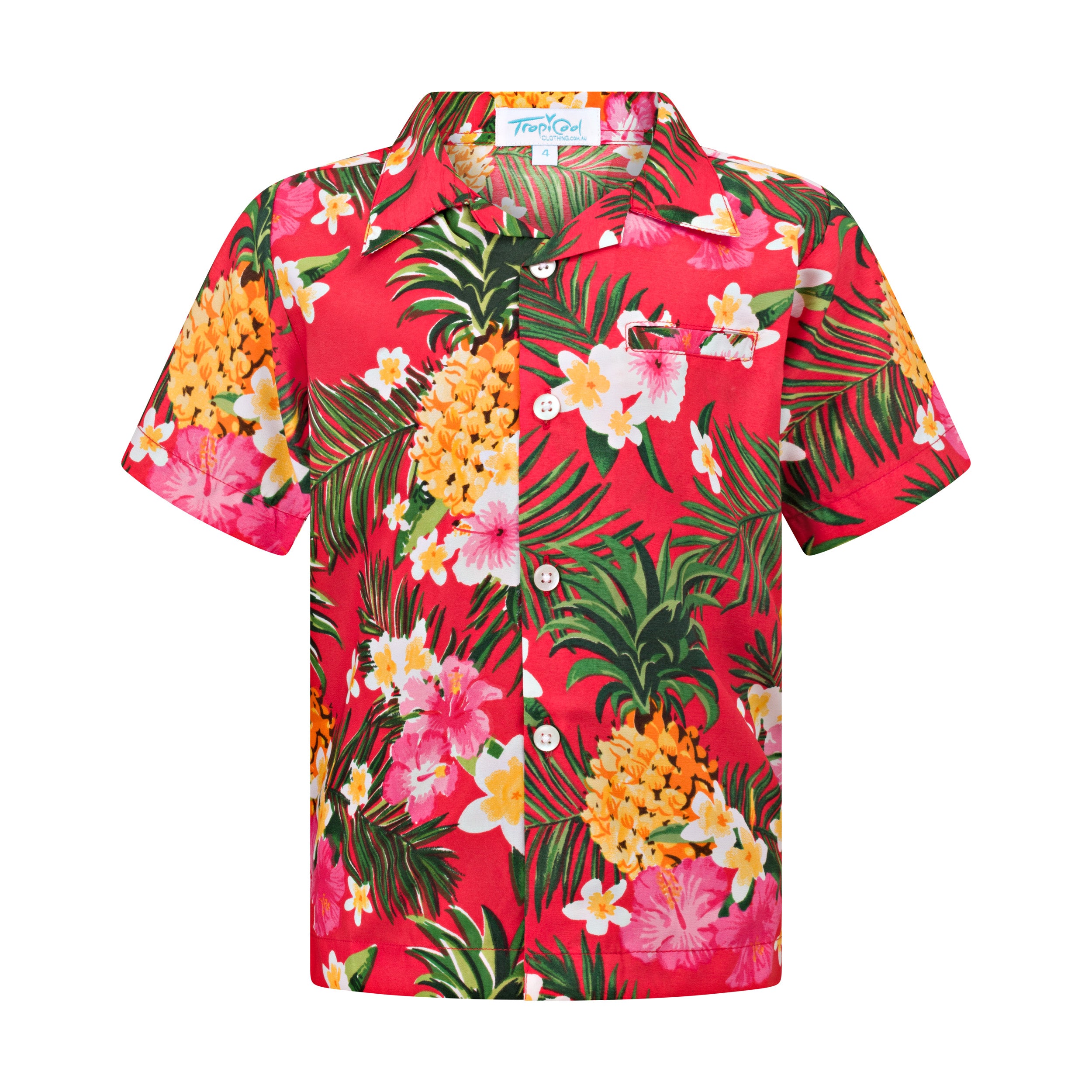 Aloha Red Kids Shirt