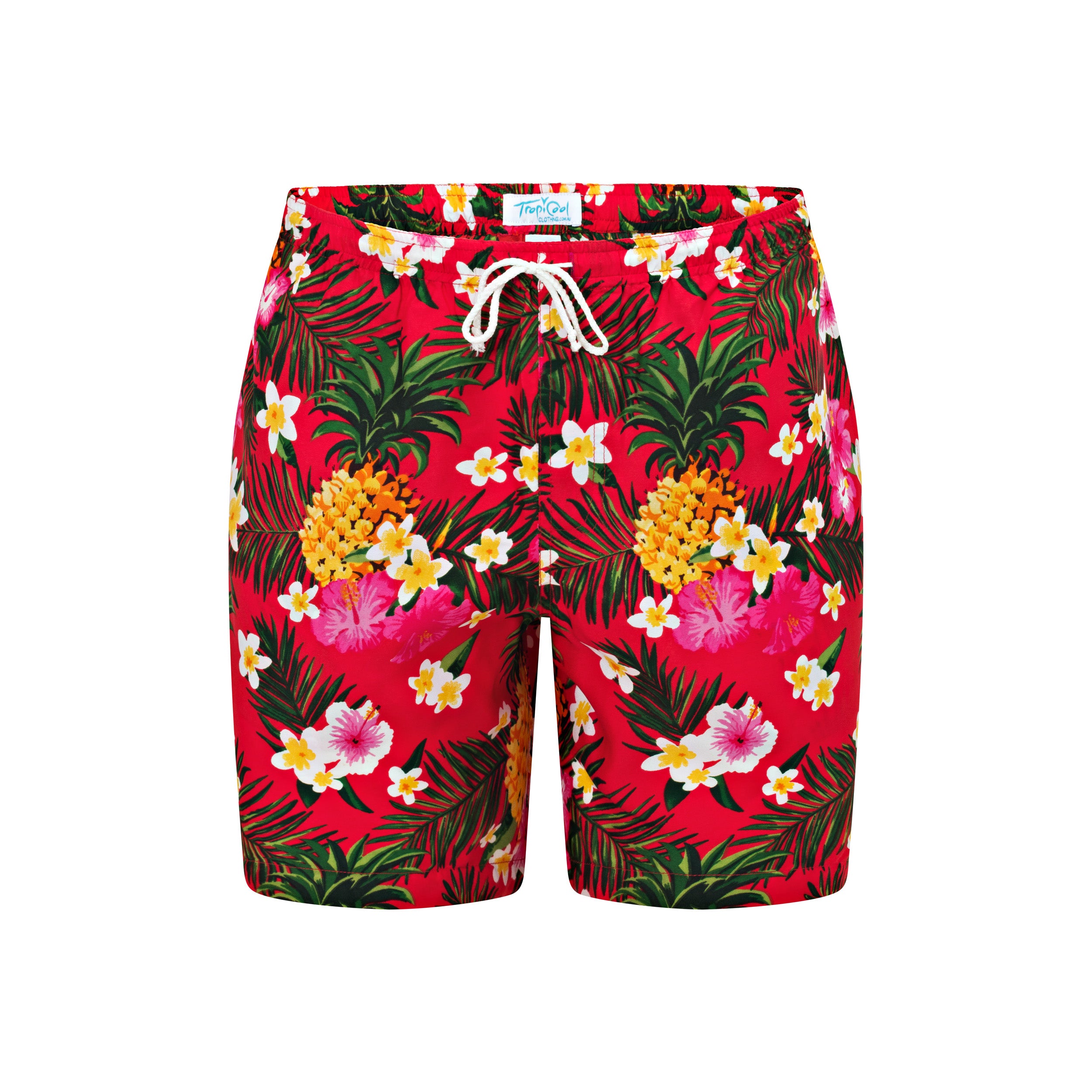 Aloha Red Adult Shorts