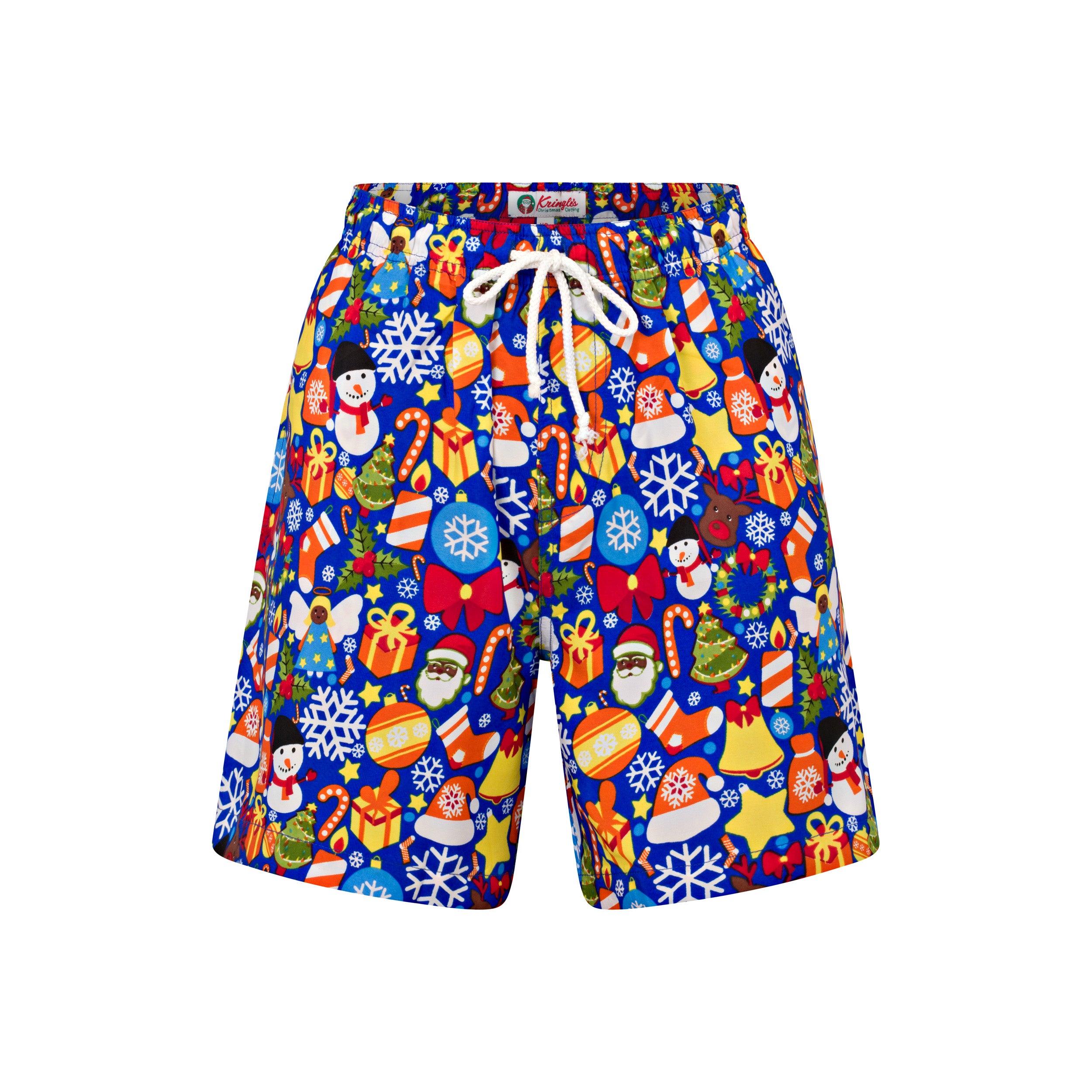 Celebrations Blue Christmas Adult Shorts