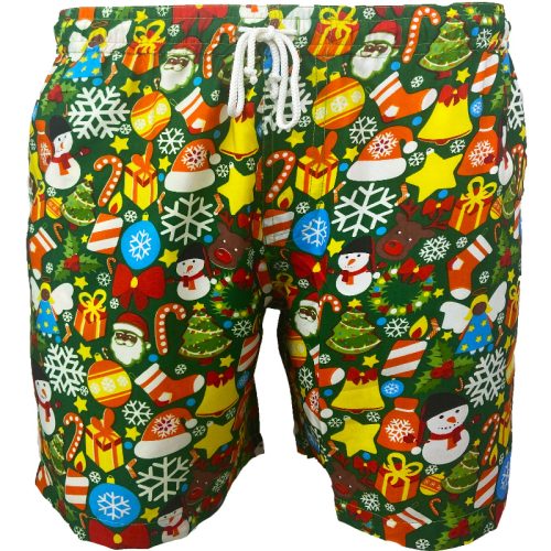 Celebrations Green Christmas Adult Shorts