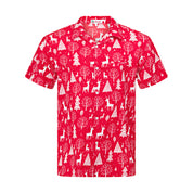 Reindeer Red Christmas Kids Shirt and Shorts
