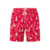 Reindeer Red Christmas Adult Shorts