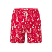 Reindeer Red Christmas Kids Shirt and Shorts