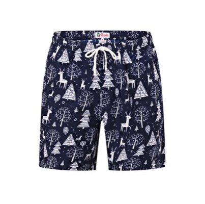 Reindeer Navy Christmas Shirt and Shorts - Set