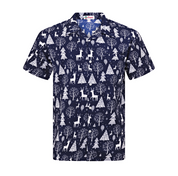 Reindeer Navy Christmas Shirt and Shorts - Set