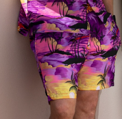 Sunset Purple Adult Shorts