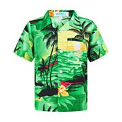 Sunset Green Kids Shirt