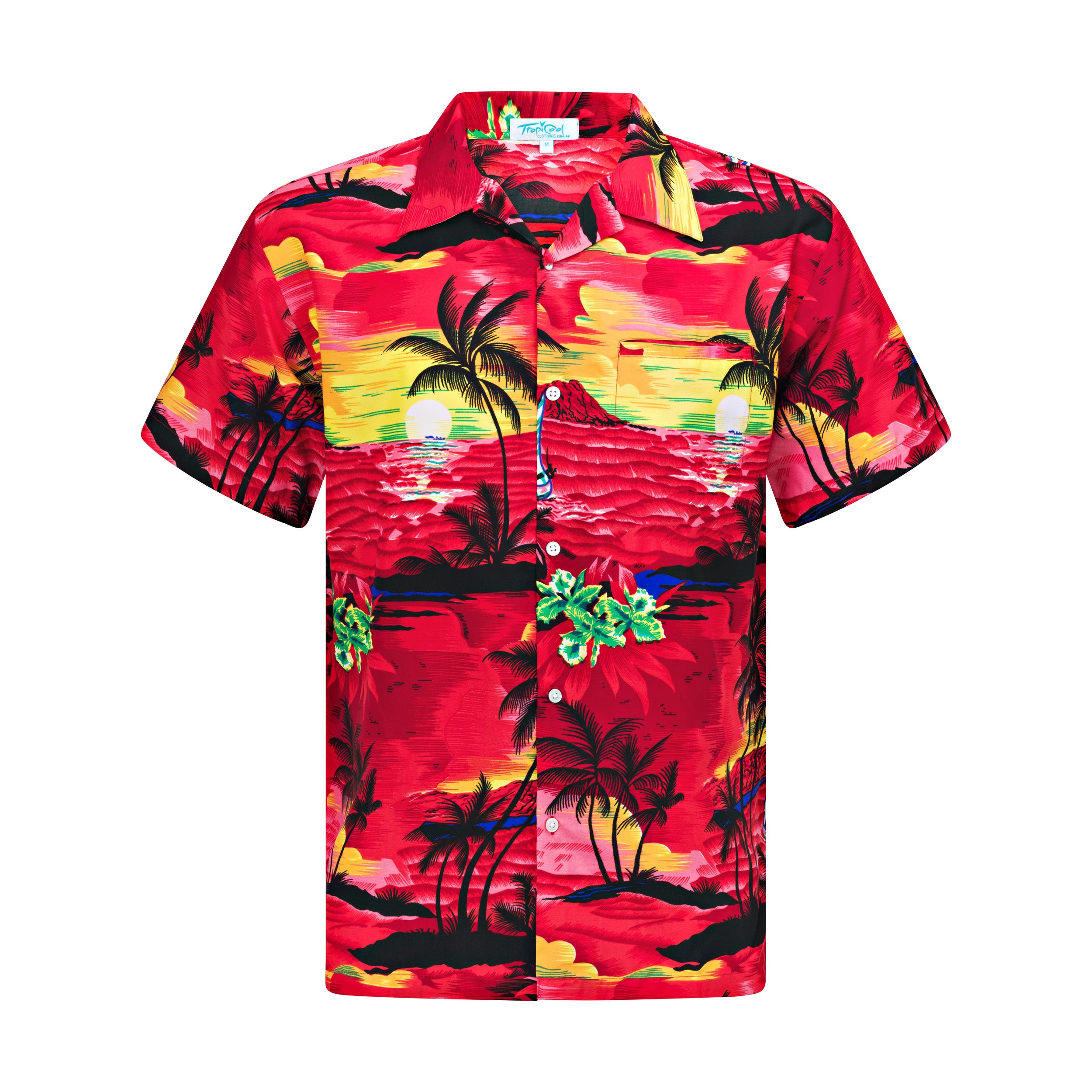 Sunset Red Adult Shirt