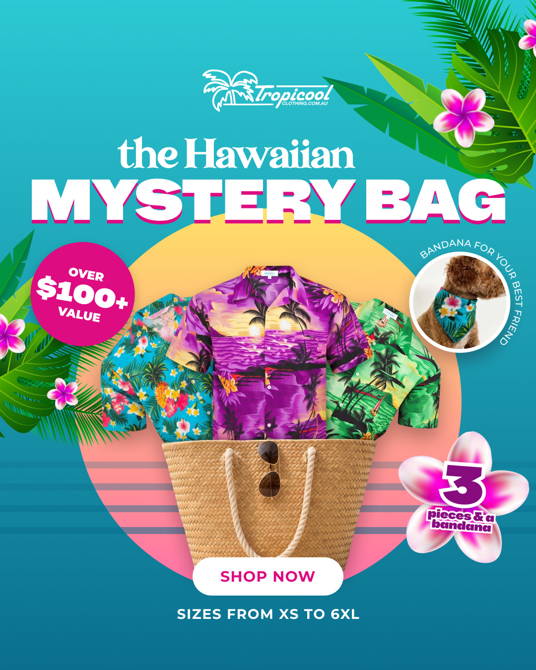 Tropicool Mystery Bag - 4 Hawaiian Items