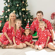 Reindeer Red Christmas Kids Shirt