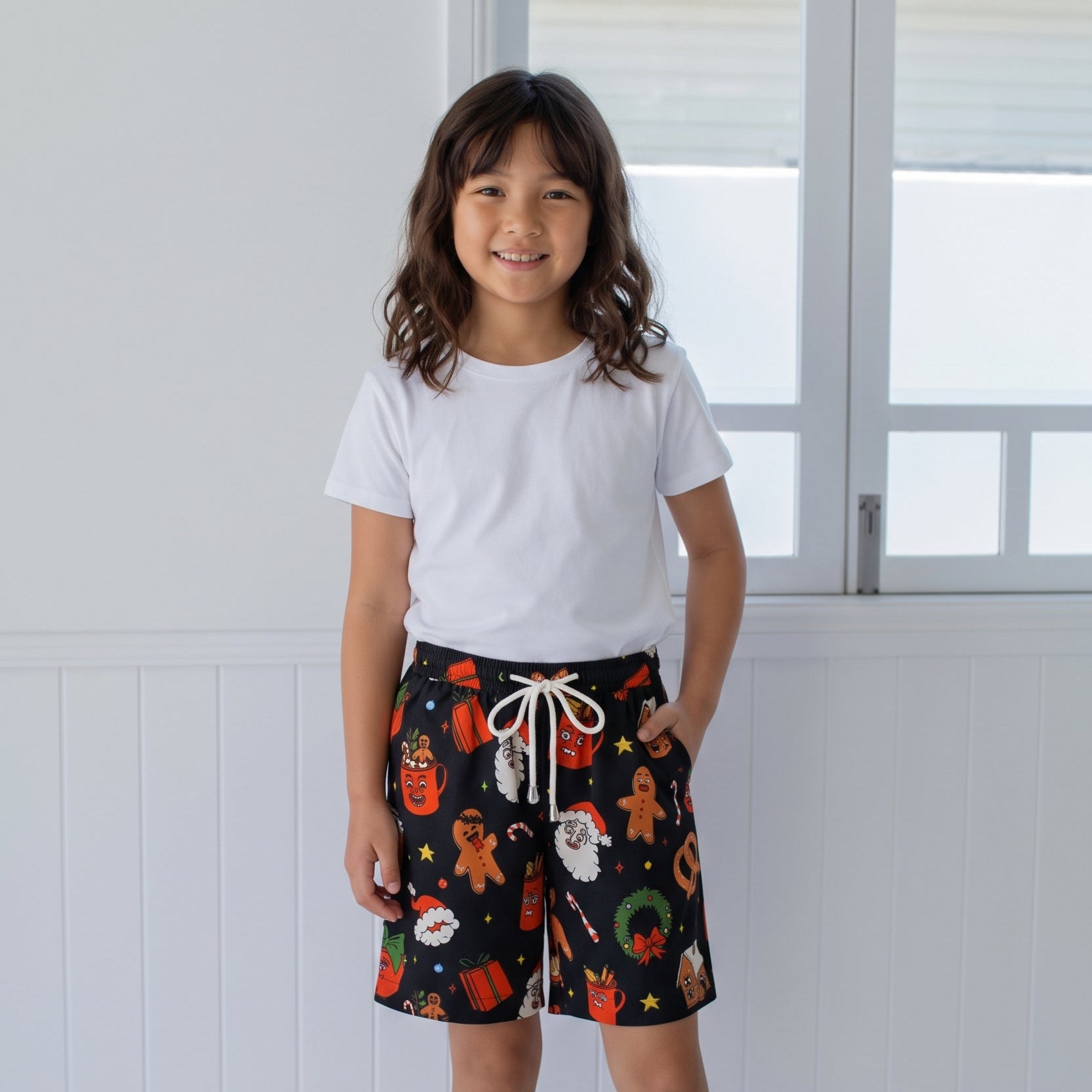 The JingleVerse Christmas Kids Shorts
