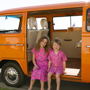 Kid's Retro Vibe Bonnie Dress (Knee Length)