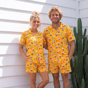 Santa Beach Shirt Holiday and Shorts - Set