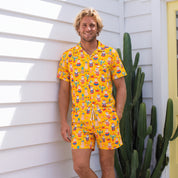 Santa Beach Shirt Holiday and Shorts - Set
