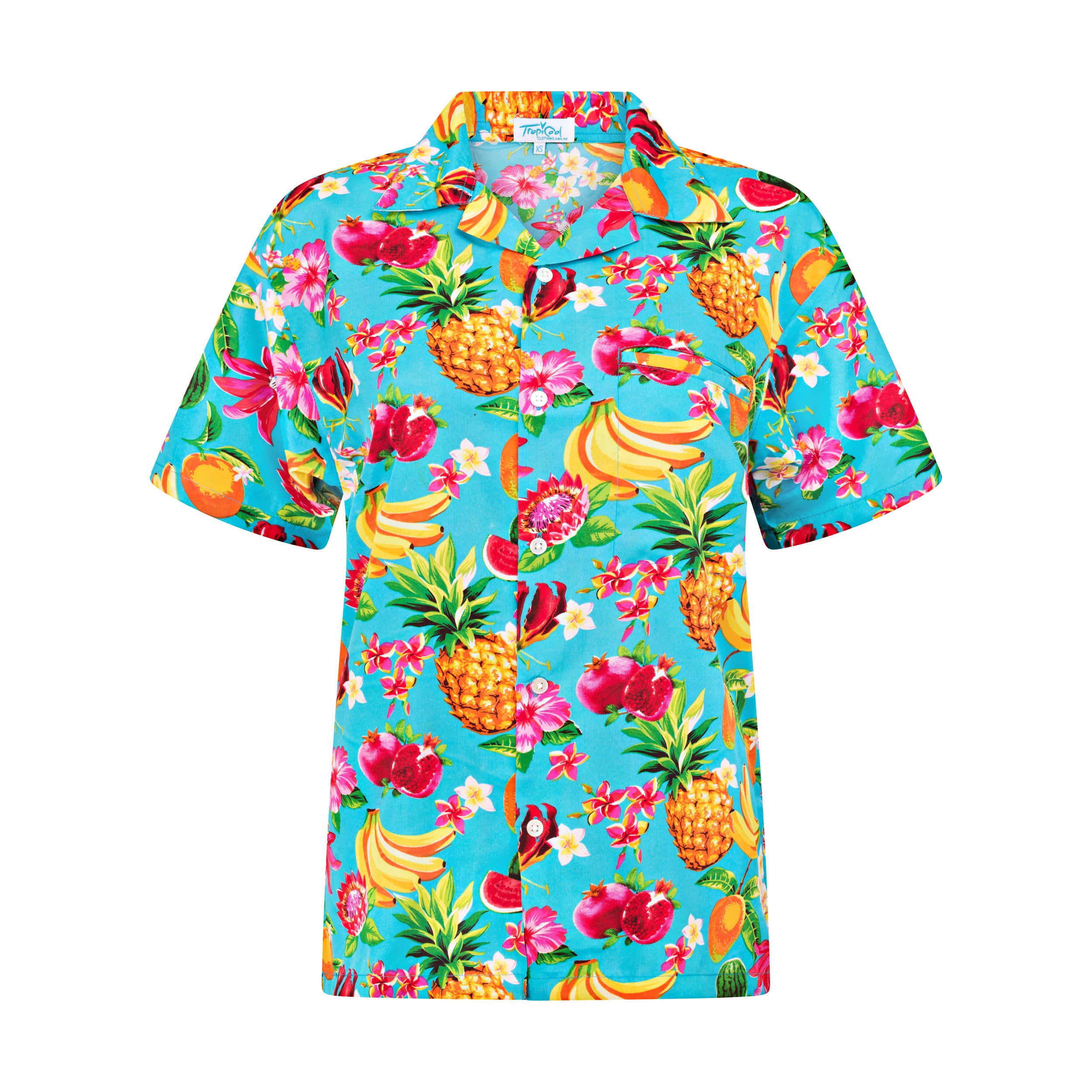 Tutti Frutti Tuquoise Adult Shirt