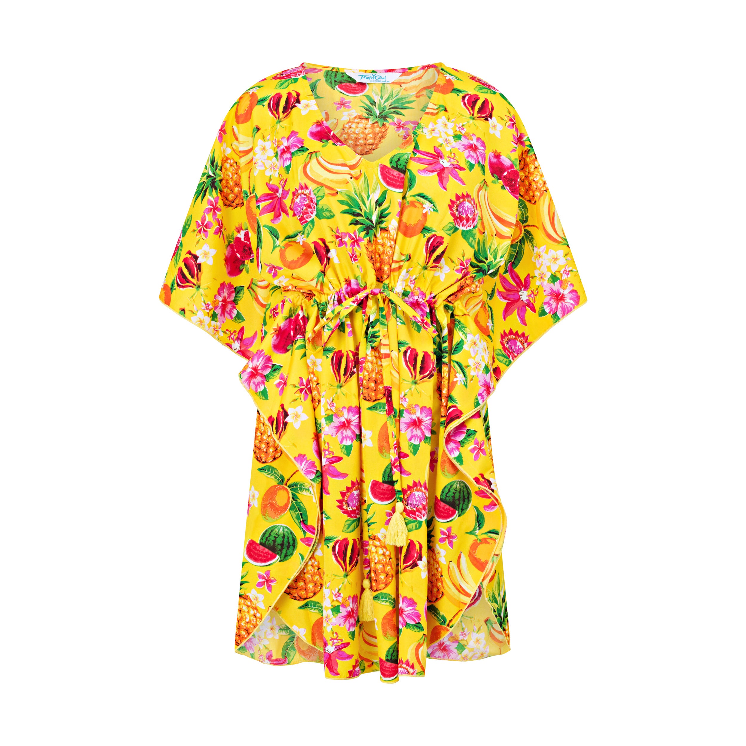 Tutti Frutti Yellow Kaftan