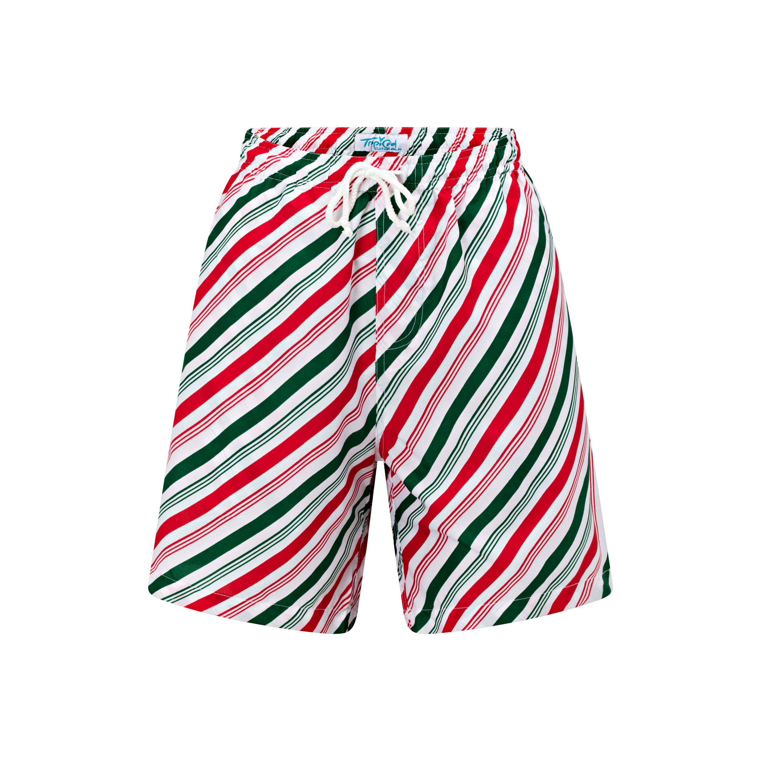 Jolly Stripe Christmas Kids Shorts