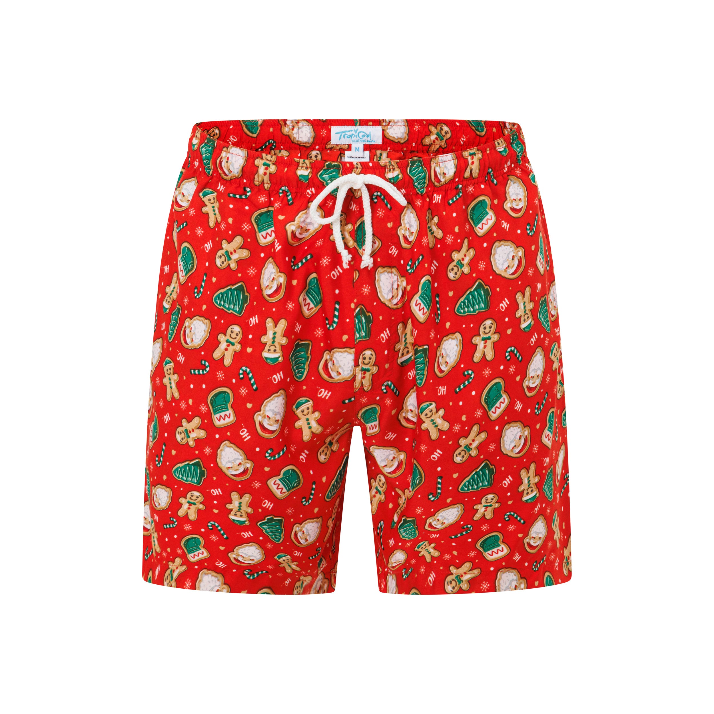 Gingerbread Jest Christmas Adult Shorts