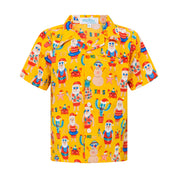 Santa Beach Holiday Kids Shirt and Shorts